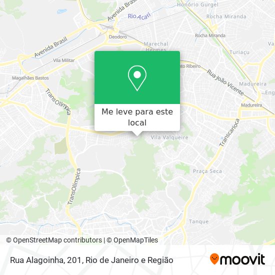 Rua Alagoinha, 201 mapa