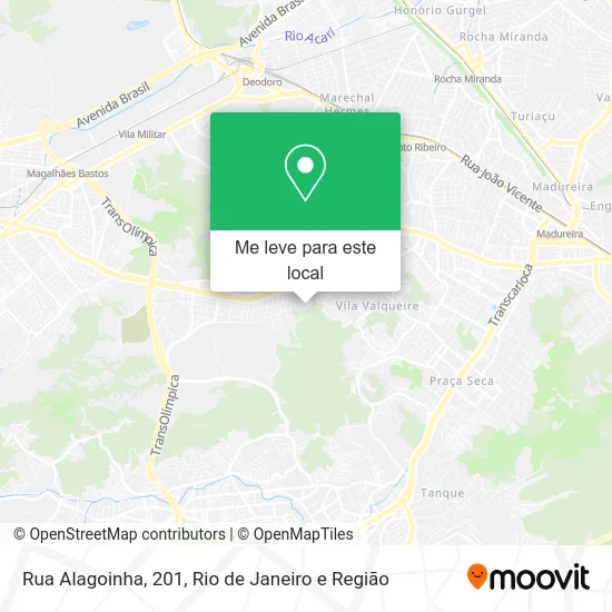 Rua Alagoinha, 201 mapa
