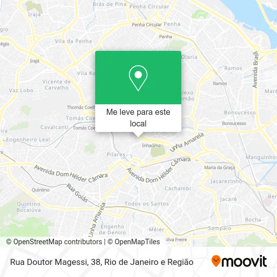 Rua Doutor Magessi, 38 mapa