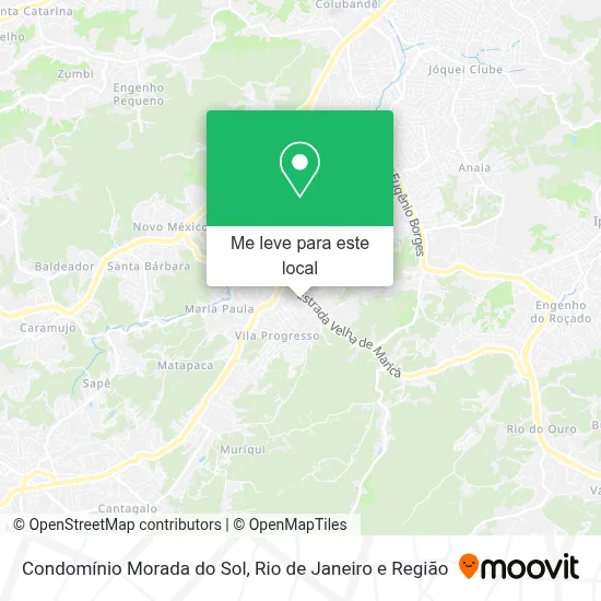 Condomínio Morada do Sol mapa