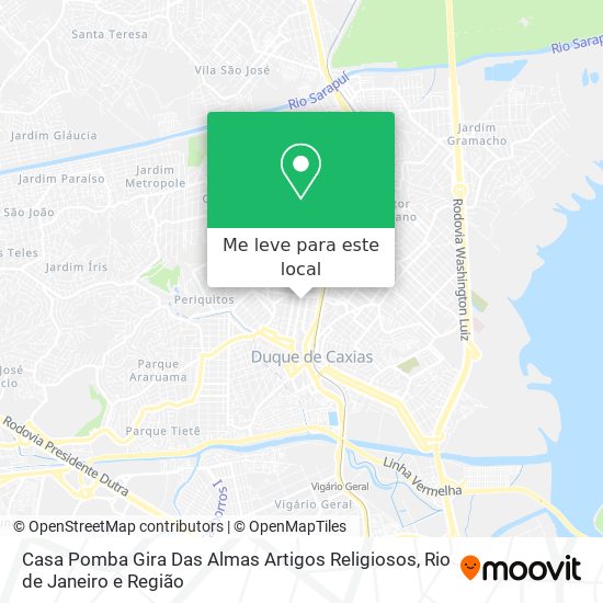 Casa Pomba Gira Das Almas Artigos Religiosos mapa