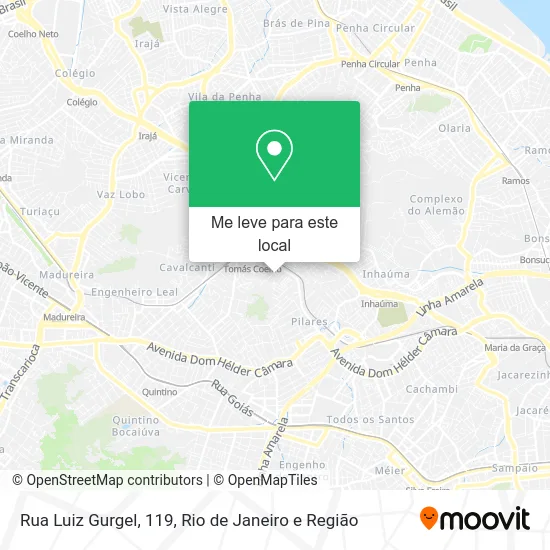 Rua Luiz Gurgel, 119 mapa