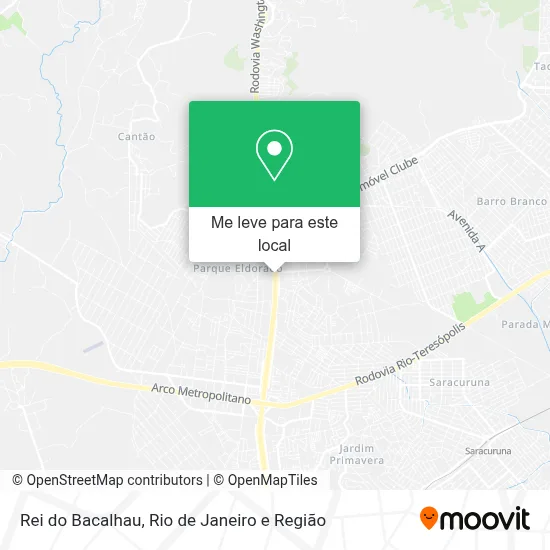 Rei do Bacalhau mapa