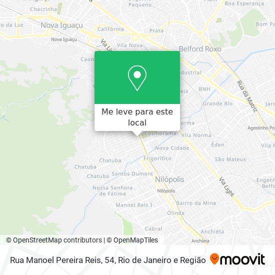 Rua Manoel Pereira Reis, 54 mapa