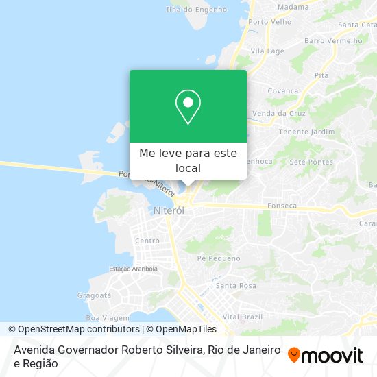 Avenida Governador Roberto Silveira mapa