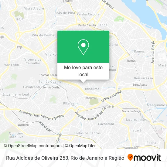 Rua Alcídes de Oliveira 253 mapa