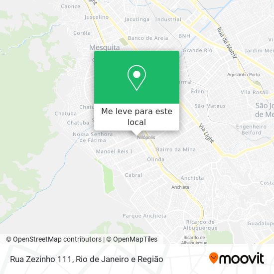 Rua Zezinho 111 mapa