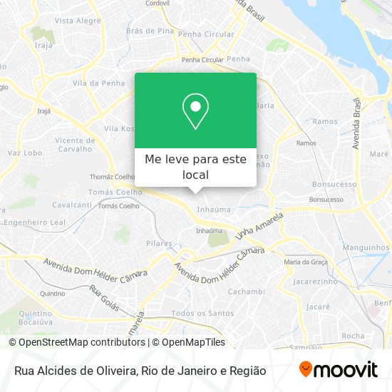 Rua Alcides de Oliveira mapa