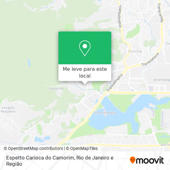 Espetto Carioca do Camorim mapa