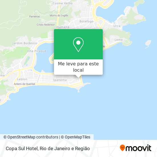 Copa Sul Hotel mapa