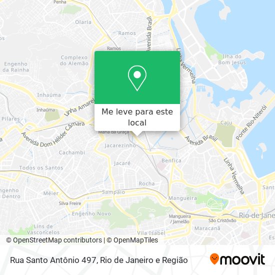 Rua Santo Antônio 497 mapa