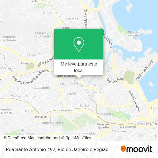 Rua Santo Antônio 497 mapa