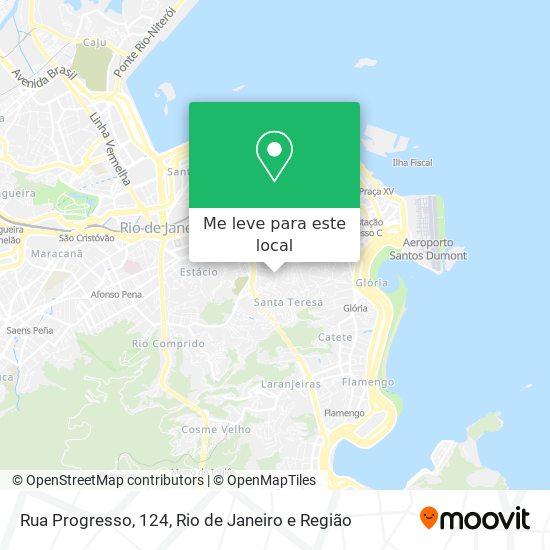 Rua Progresso, 124 mapa