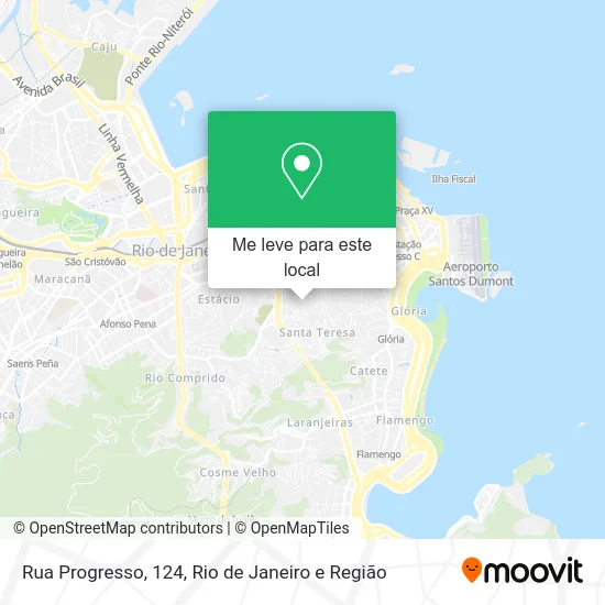 Rua Progresso, 124 mapa