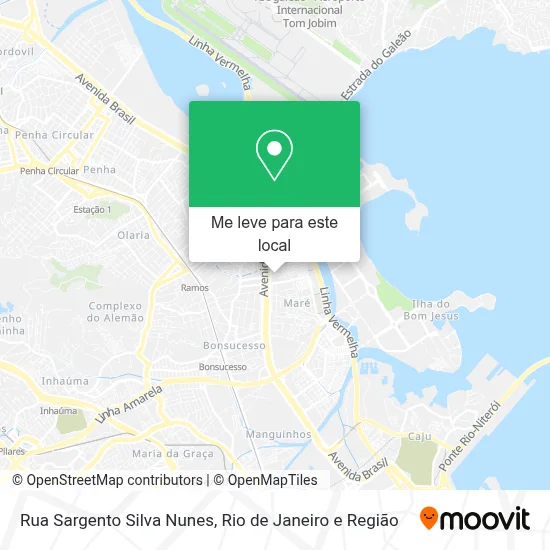 Rua Sargento Silva Nunes mapa