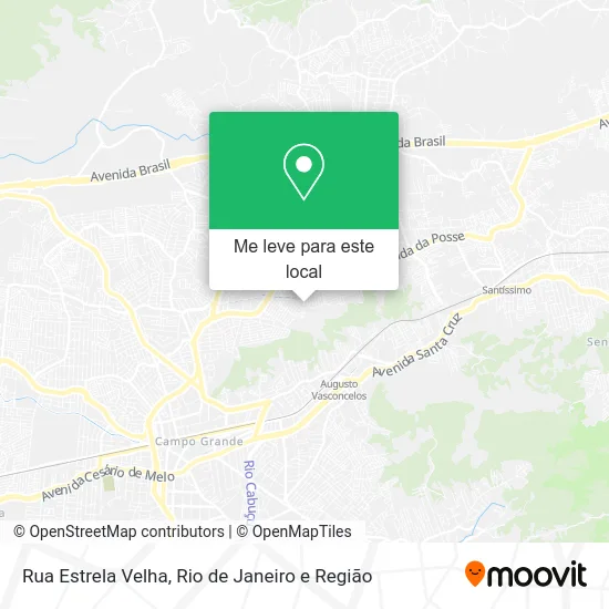 Rua Estrela Velha mapa