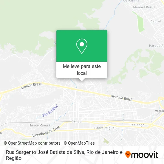 Rua Sargento José Batista da Silva mapa