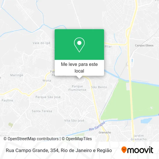 Rua Campo Grande, 354 mapa