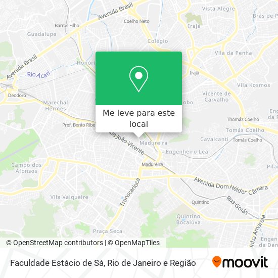 Faculdade Estácio de Sá mapa