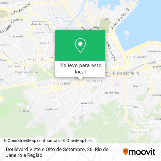 Boulevard Vinte e Oito de Setembro, 28 mapa