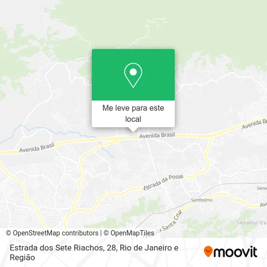 Estrada dos Sete Riachos, 28 mapa