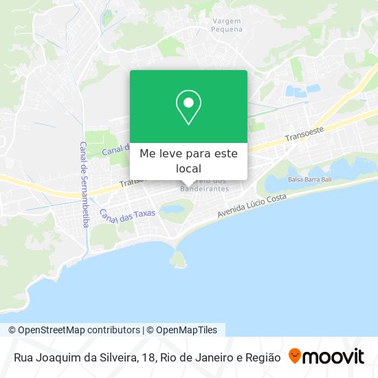 Rua Joaquim da Silveira, 18 mapa