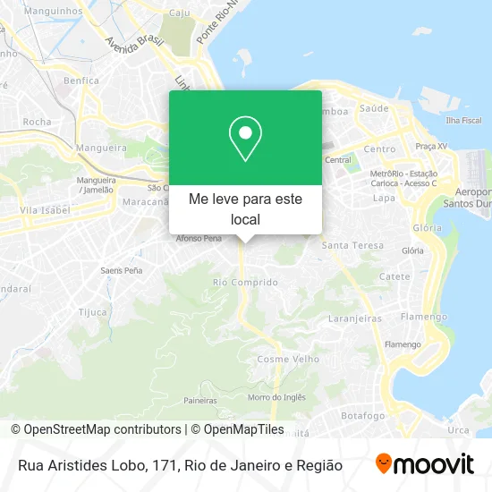 Rua Aristides Lobo, 171 mapa