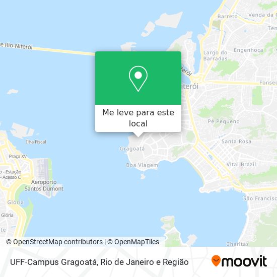 UFF-Campus Gragoatá mapa