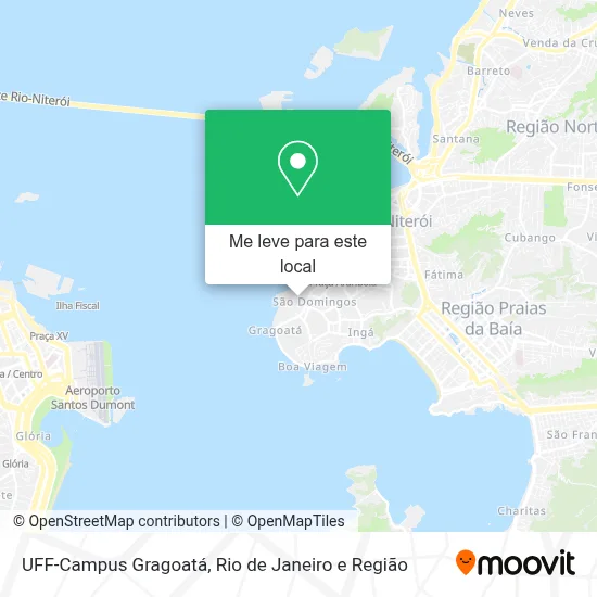 UFF-Campus Gragoatá mapa
