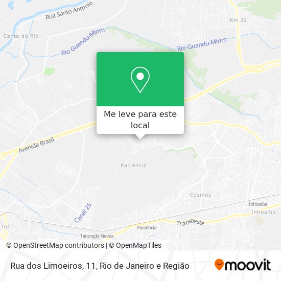 Rua dos Limoeiros, 11 mapa