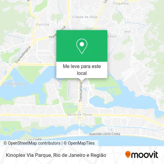Kinoplex Via Parque mapa