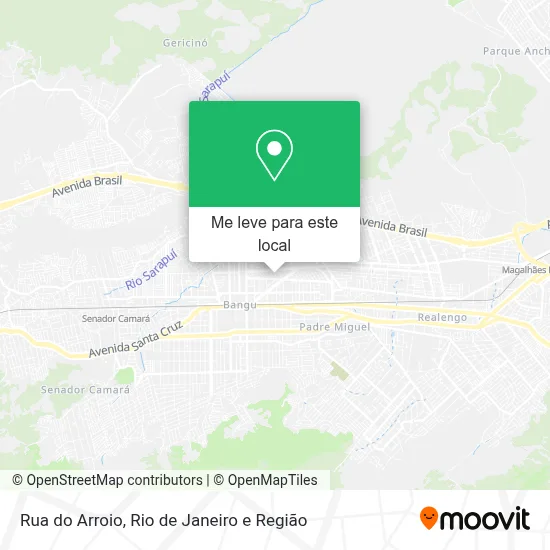 Rua do Arroio mapa