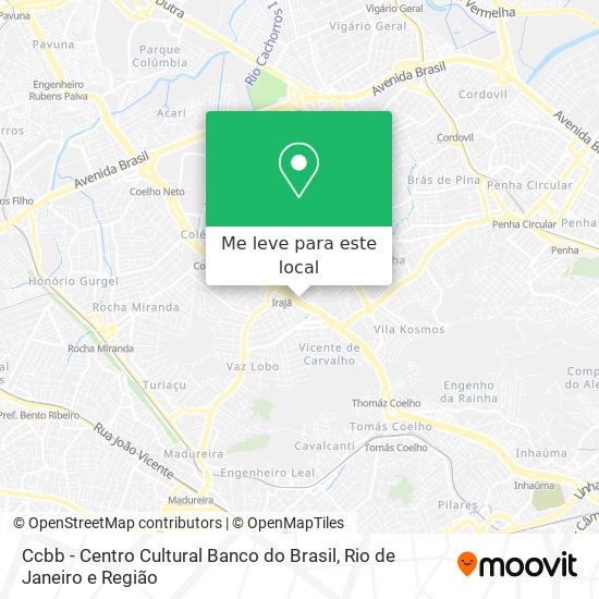 Ccbb - Centro Cultural Banco do Brasil mapa