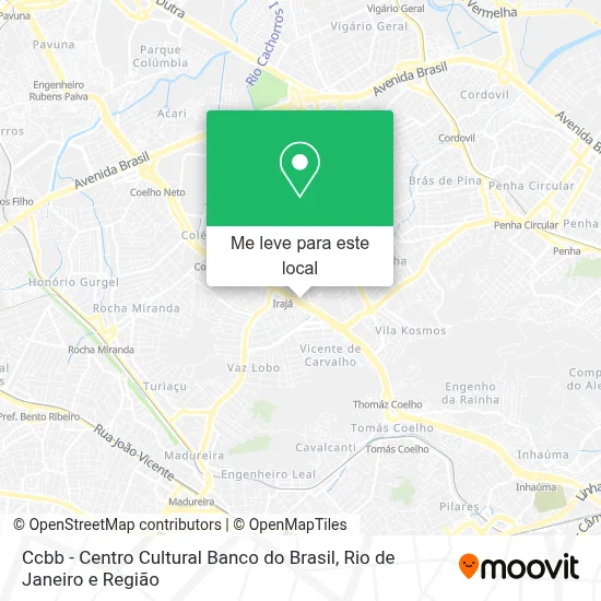 Ccbb - Centro Cultural Banco do Brasil mapa