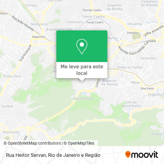 Rua Heitor Servan mapa