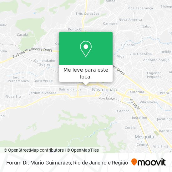 Forúm Dr. Mário Guimarães mapa
