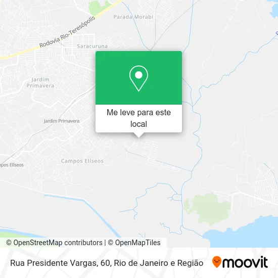 Rua Presidente Vargas, 60 mapa
