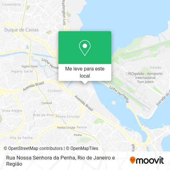 Rua Nossa Senhora da Penha mapa