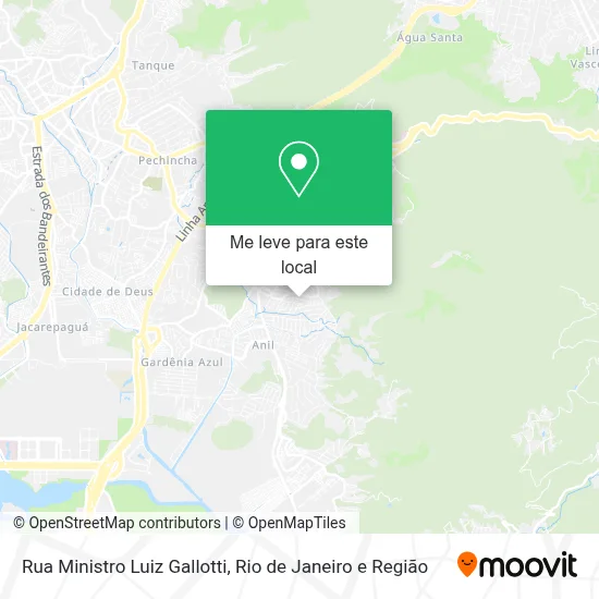 Rua Ministro Luiz Gallotti mapa