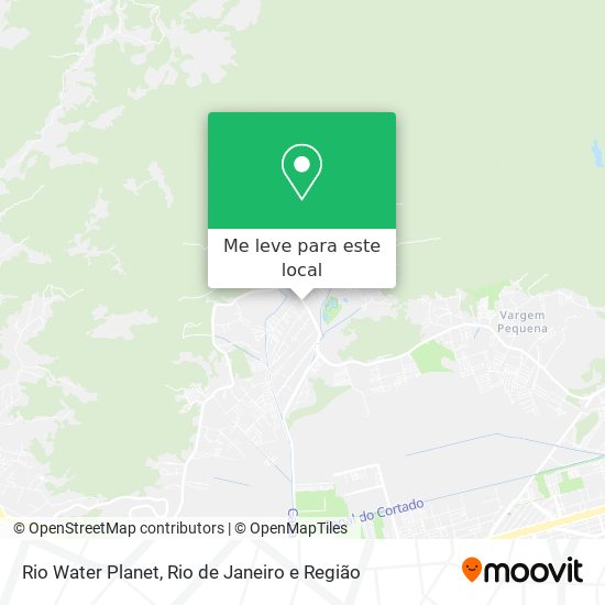 Rio Water Planet mapa