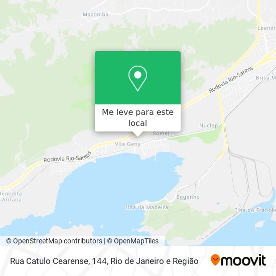 Rua Catulo Cearense, 144 mapa