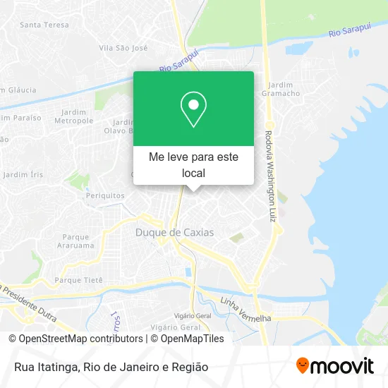 Rua Itatinga mapa