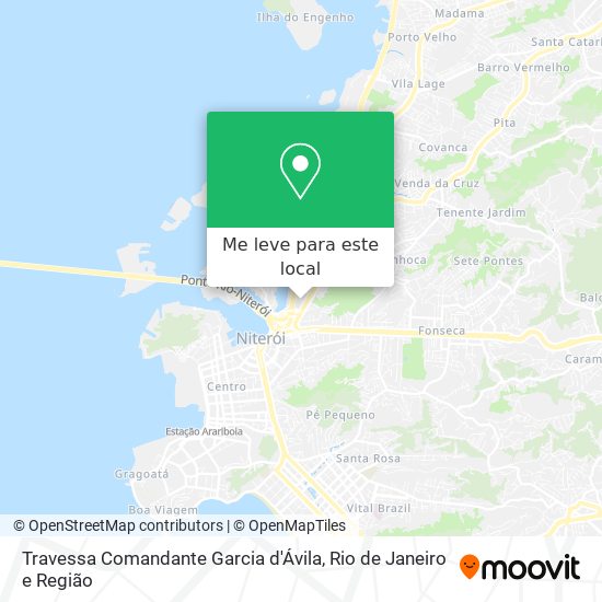 Travessa Comandante Garcia d'Ávila mapa