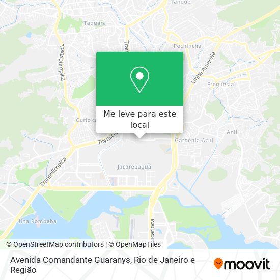 Avenida Comandante Guaranys mapa