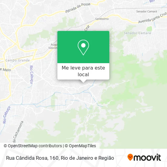 Rua Cândida Rosa, 160 mapa