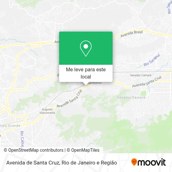 Avenida de Santa Cruz mapa