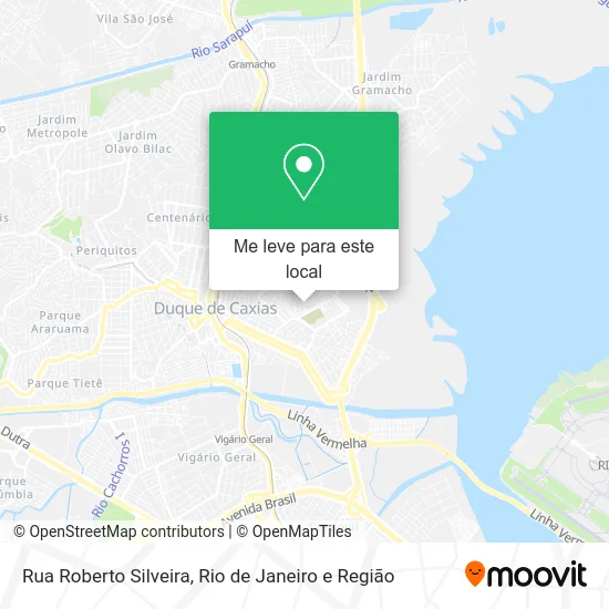 Rua Roberto Silveira mapa