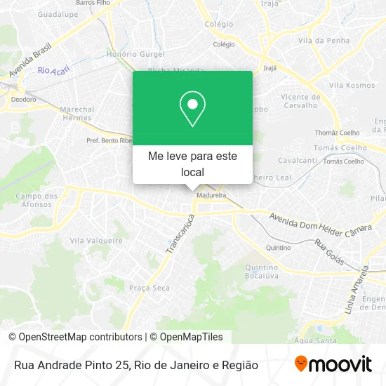 Rua Andrade Pinto 25 mapa