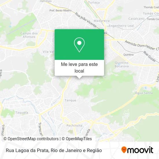 Rua Lagoa da Prata mapa