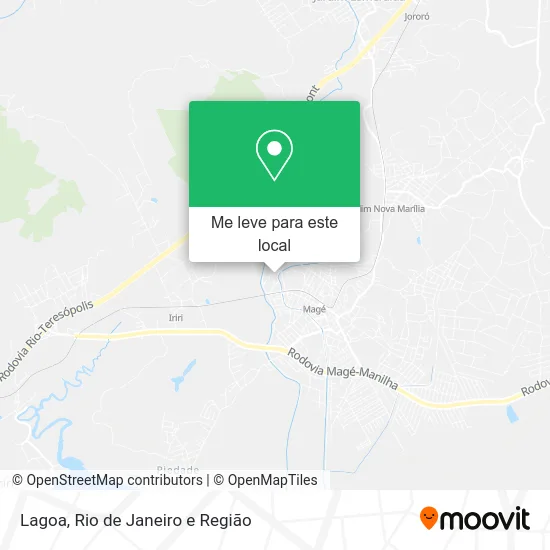 Lagoa mapa